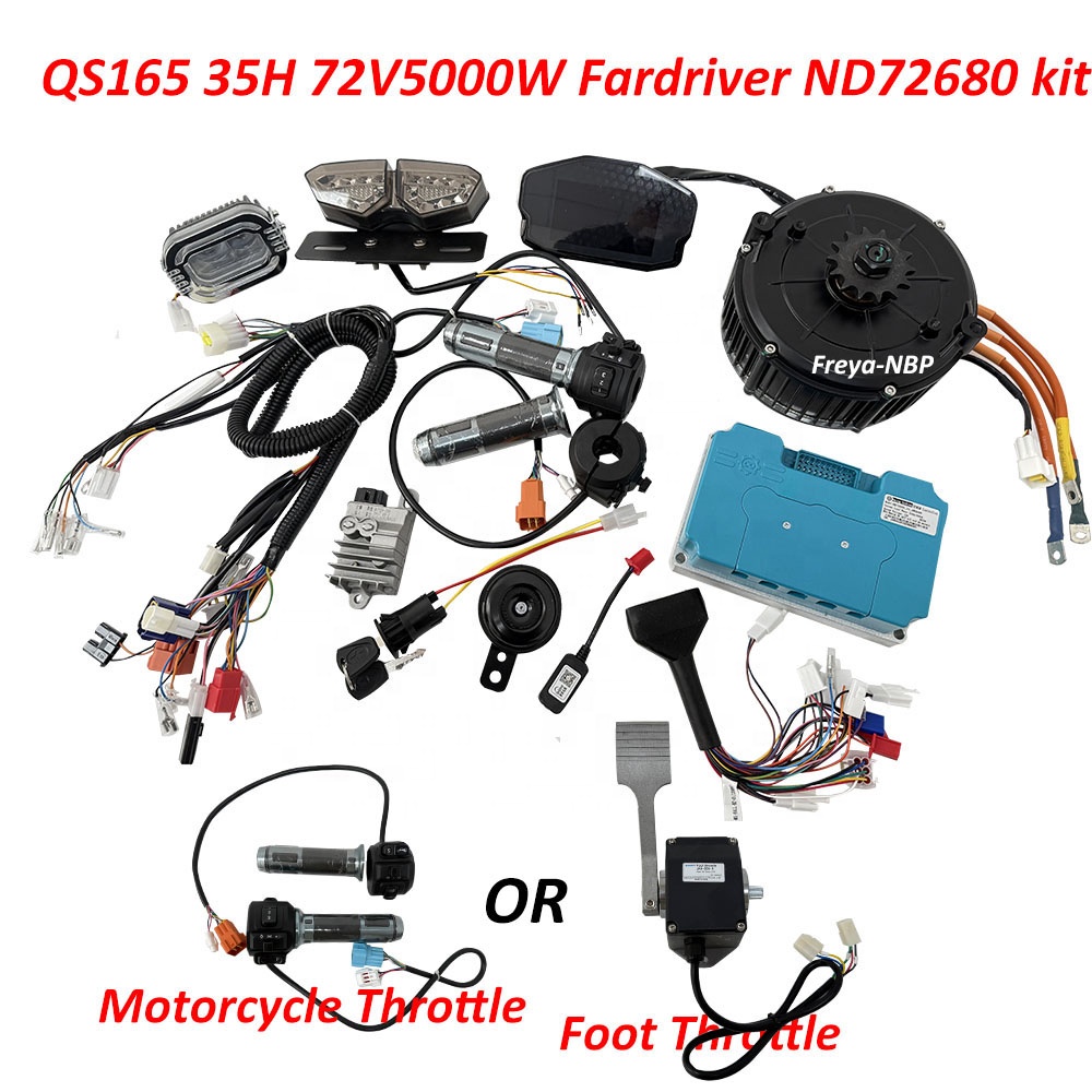 Mid Drive Motor Kit 72V 5000W - QS 모터 QS165 5000W 72V 35H