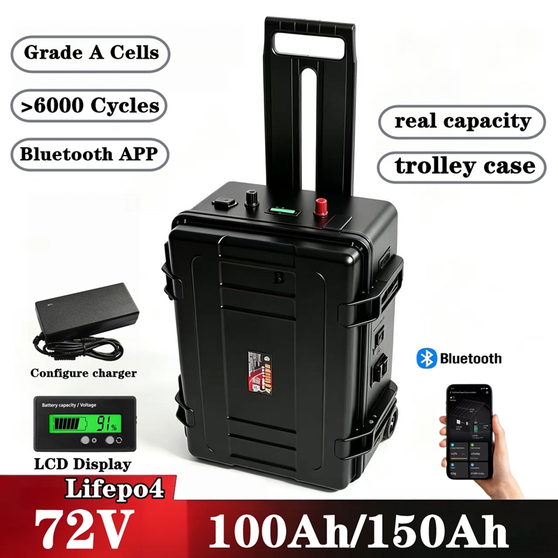 Lifepo4 72V 100Ah Battery Pack Ev - 72V 방수 리튬 인산철 배터리 팩(150Ah/100Ah),